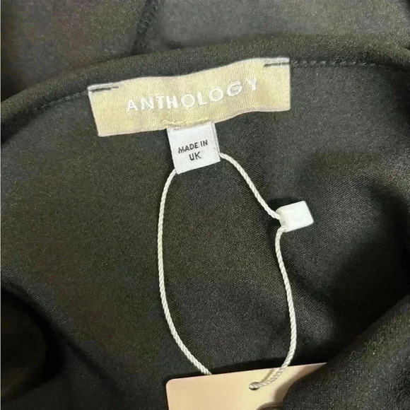 Anthology Black Angel Sleeve Jumpsuit Size 16 - Picture 4 of 9